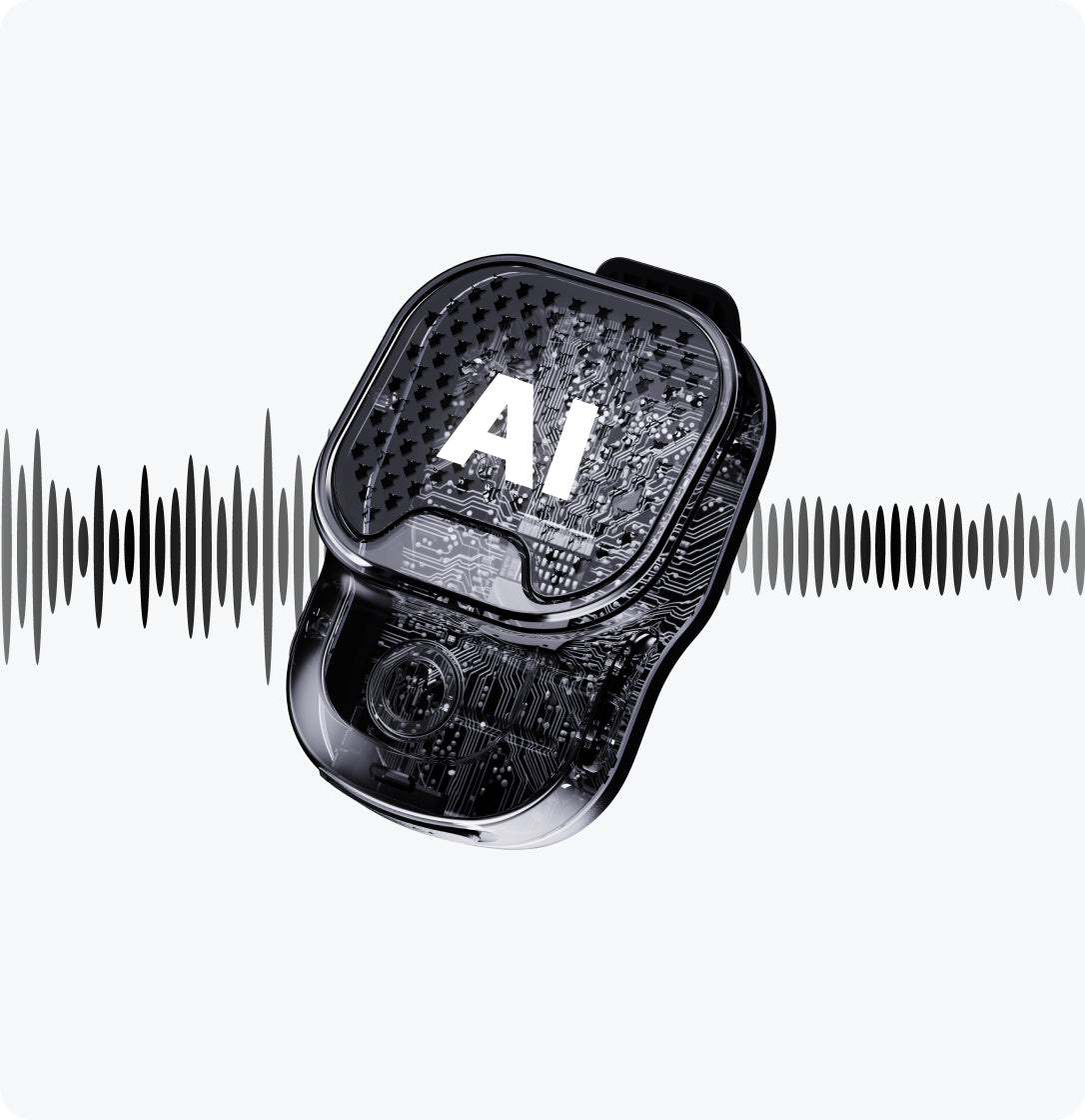 Aleck ROX speaker with AI noise reduction
