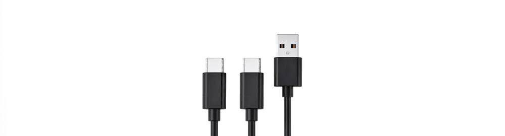 Split USB-C charging cable