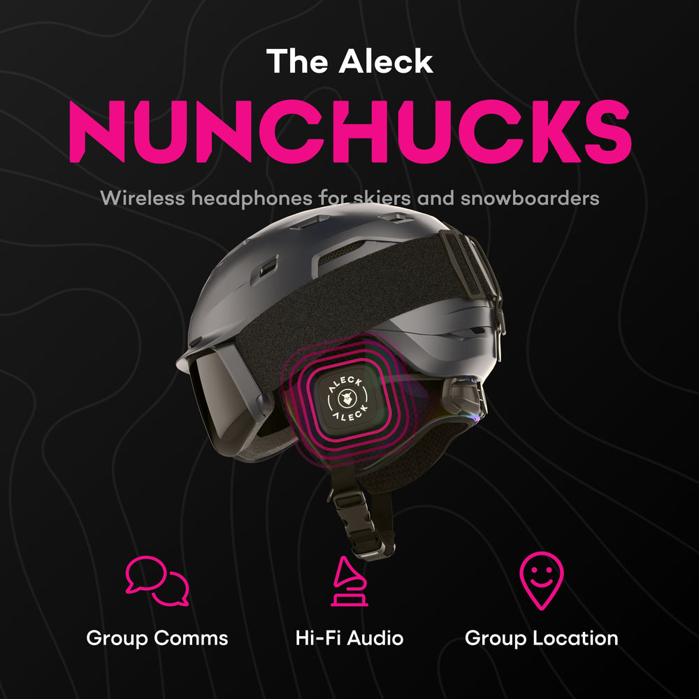 Ion Speaker Ski Helmet Speakers, True Wireless Bluetooth Drop-in