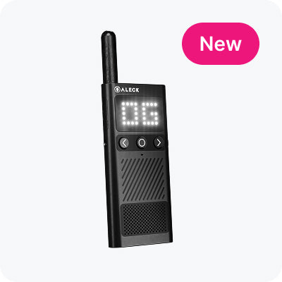 Aleck Off Grid hands-free two-way radio for outdoor