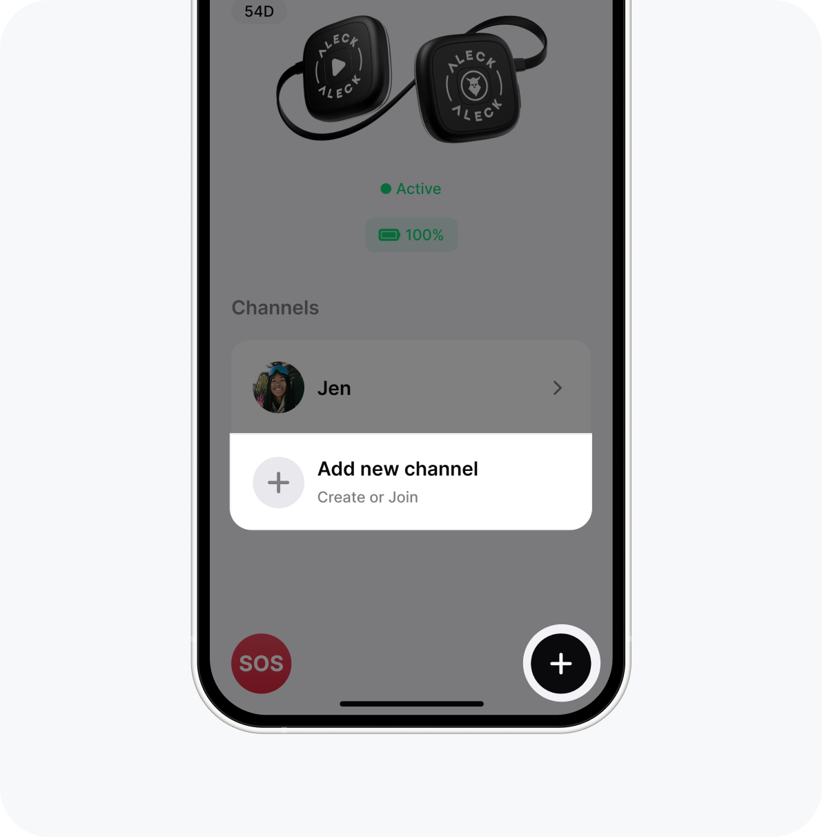 Tap to “+” or "Add new channel" button1