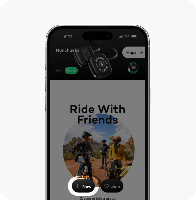 Tap to “+ New” button1