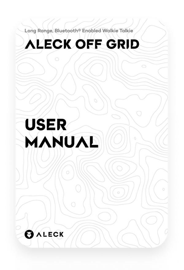 <p>Aleck Off Grid User Manual</p>