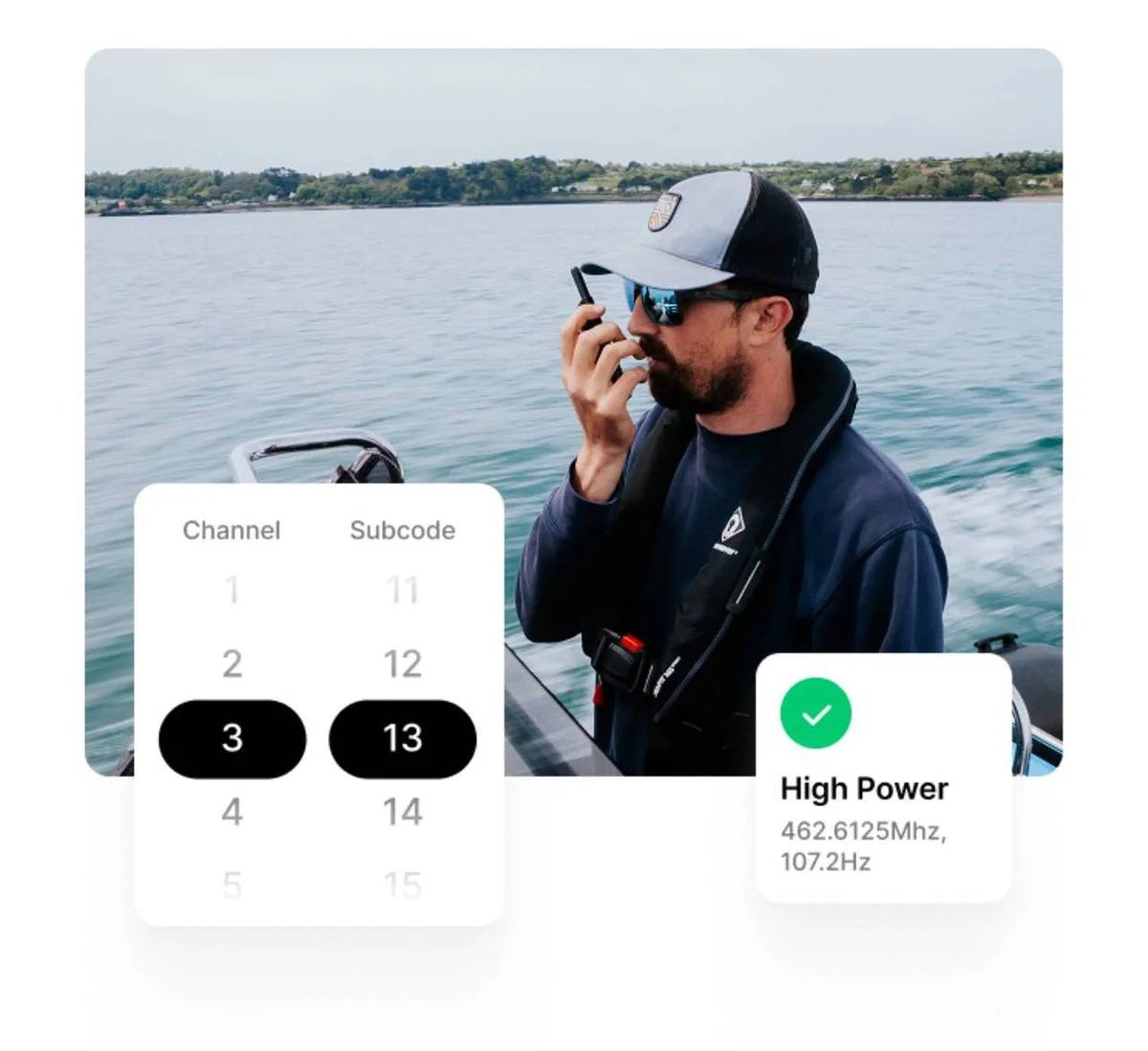 Setting a private frequency