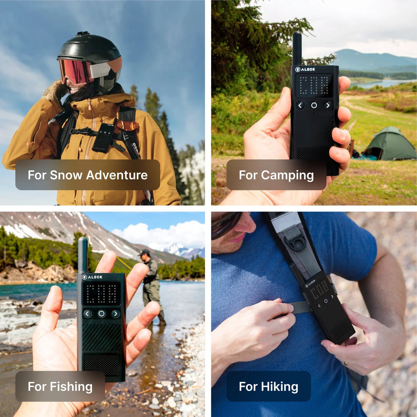 Riders using Off Grid on rugged terrain