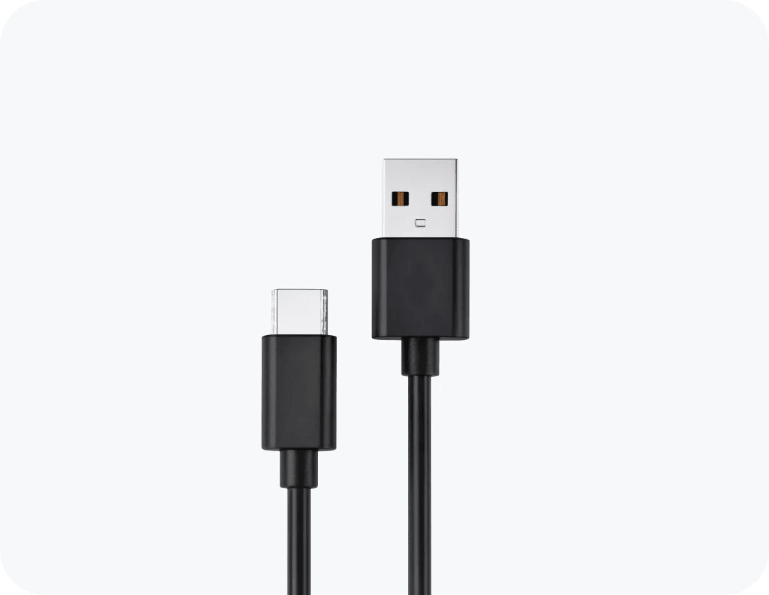 2x USB-C charging cables