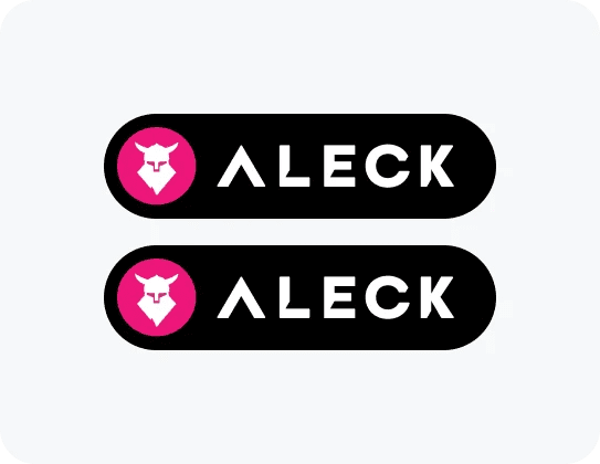 2x Aleck stickers